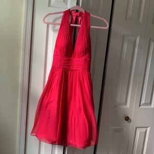 Aidan Mattox halter pink dress Size 2